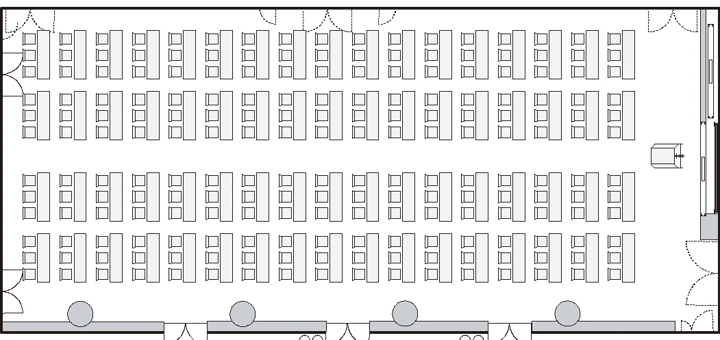 SORA School style, 204 seats