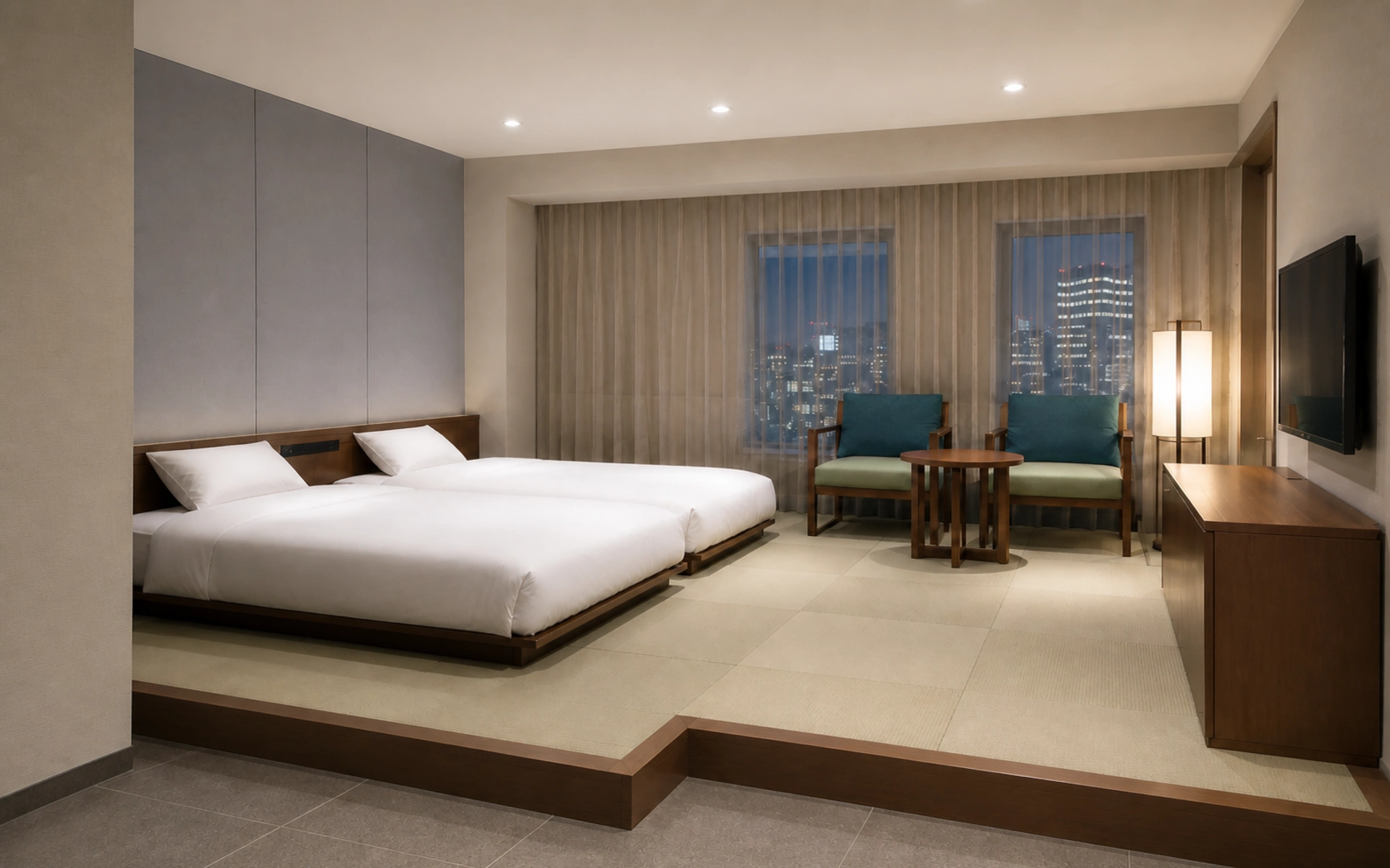 Rendering of the ROOM IORI concept room interior